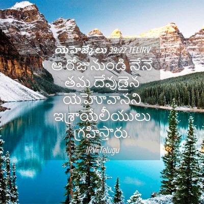 Picture 04 - యెహెజ్కేలు 39:22 TELIRV - ఆ రోజునుండి నేనే - Bible Verse Picture