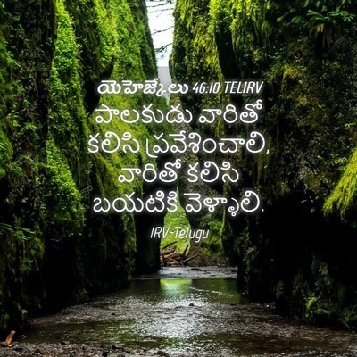 Picture 04 - యెహెజ్కేలు 46:10 TELIRV - పాలకుడు వారితో - Bible Verse Picture