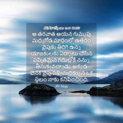 Picture 04 - యెహెజ్కేలు 46:19 TELIRV - ఆ తరవాత ఆయన - Bible Verse Picture
