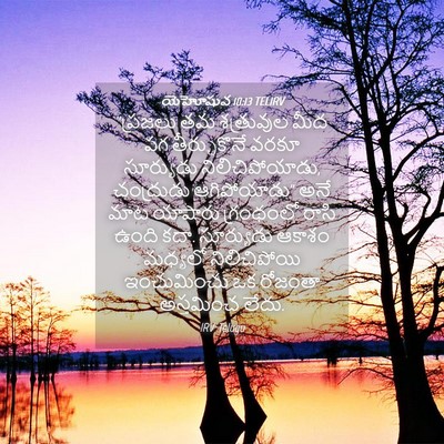 Picture 04 - యెహోషువ 10:13 TELIRV - “ప్రజలు తమ - Bible Verse Picture