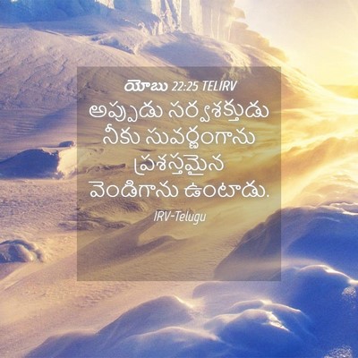 Picture 04 - యోబు 22:25 TELIRV - అప్పుడు - Bible Verse Picture