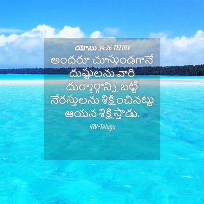 Picture 04 - యోబు 34:26 TELIRV - అందరూ - Bible Verse Picture