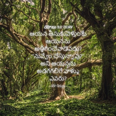 Picture 04 - యోబు 9:12 TELIRV - ఆయన - Bible Verse Picture