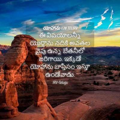 Picture 04 - యోహాను 1:28 TELIRV - ఈ విషయాలన్నీ - Bible Verse Picture