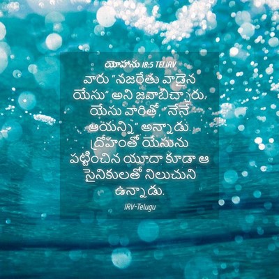 Picture 04 - యోహాను 18:5 TELIRV - వారు “నజరేతు - Bible Verse Picture