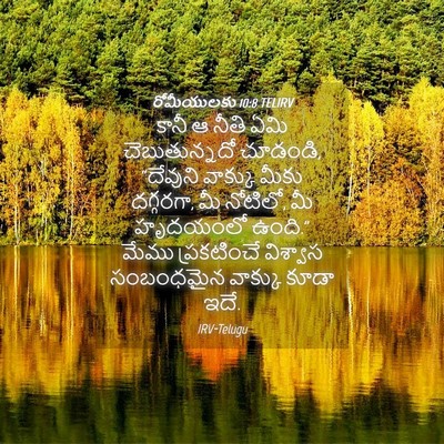 Picture 04 - రోమీయులకు 10:8 TELIRV - కానీ ఆ నీతి ఏమి - Bible Verse Picture