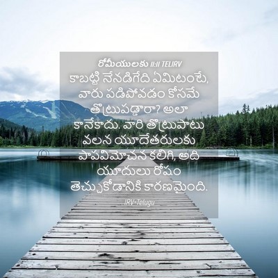Picture 04 - రోమీయులకు 11:11 TELIRV - కాబట్టి నేనడిగేది - Bible Verse Picture