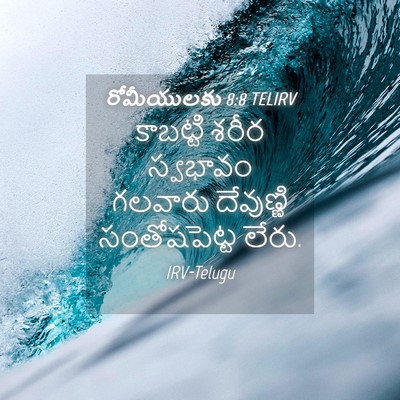 Picture 04 - రోమీయులకు 8:8 TELIRV - కాబట్టి శరీర - Bible Verse Picture
