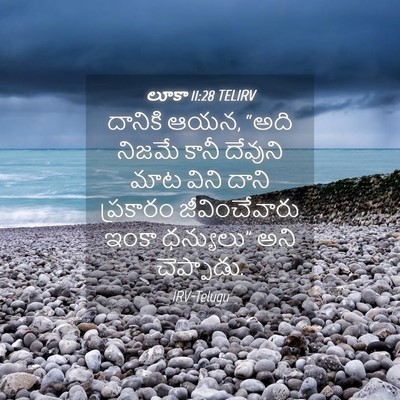 Picture 04 - లూకా 11:28 TELIRV - దానికి ఆయన, “అది - Bible Verse Picture