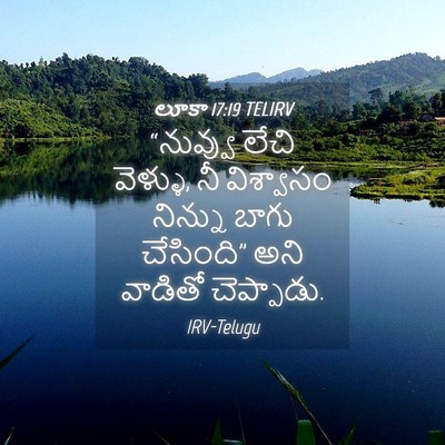 Picture 04 - లూకా 17:19 TELIRV - “నువ్వు లేచి - Bible Verse Picture