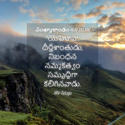 Picture 04 - సంఖ్యాకాండం 14:17 TELIRV - ‘యెహోవా - Bible Verse Picture