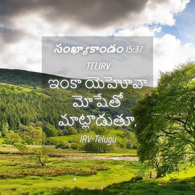 Picture 04 - సంఖ్యాకాండం 15:37 TELIRV - ఇంకా యెహోవా - Bible Verse Picture
