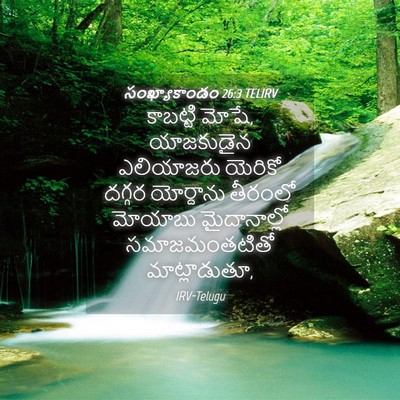 Picture 04 - సంఖ్యాకాండం 26:3 TELIRV - కాబట్టి మోషే, - Bible Verse Picture
