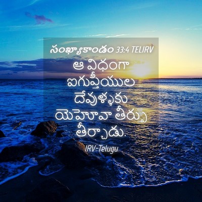 Picture 04 - సంఖ్యాకాండం 33:4 TELIRV - ఆ విధంగా - Bible Verse Picture