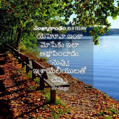 Picture 04 - సంఖ్యాకాండం 35:9 TELIRV - యెహోవా ఇంకా - Bible Verse Picture