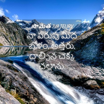 Picture 04 - సామెత 7:17 TELIRV - నా పరుపు మీద బోళం, - Bible Verse Picture
