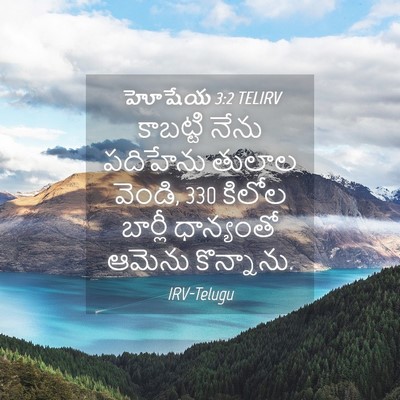 Picture 04 - హోషేయ 3:2 TELIRV - కాబట్టి నేను - Bible Verse Picture