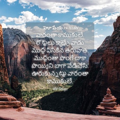 Picture 04 - హోషేయ 7:4 TELIRV - వారంతా కాముకులే. - Bible Verse Picture