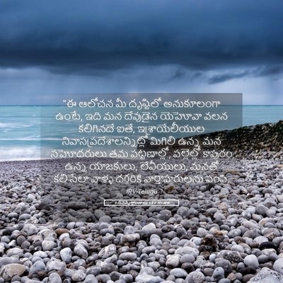 Picture 05 - 1 దినవృత్తాంతాలు 13:2 TELIRV - “ఈ ఆలోచన మీ - Bible Verse Picture
