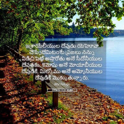 Picture 05 - 1 రాజులు 11:31 TELIRV - ఇశ్రాయేలీయుల - Bible Verse Picture