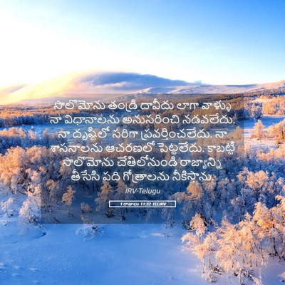 Picture 05 - 1 రాజులు 11:32 TELIRV - సొలొమోను తండ్రి - Bible Verse Picture