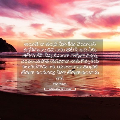 Picture 05 - 1 సమూయేలు 20:13 TELIRV - అయితే నా తండ్రి - Bible Verse Picture