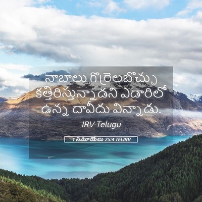 Picture 05 - 1 సమూయేలు 25:4 TELIRV - నాబాలు - Bible Verse Picture