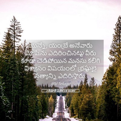 Picture 05 - 2 తిమోతి పత్రిక 3:8 TELIRV - యన్నే, యంబ్రే - Bible Verse Picture