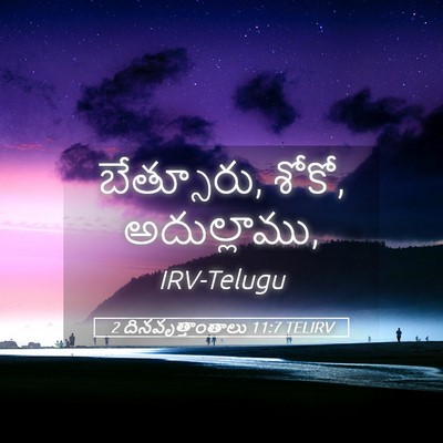 Picture 05 - 2 దినవృత్తాంతాలు 11:7 TELIRV - బేత్సూరు, శోకో, - Bible Verse Picture