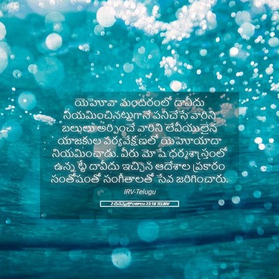 Picture 05 - 2 దినవృత్తాంతాలు 23:18 TELIRV - యెహోవా మందిరంలో - Bible Verse Picture