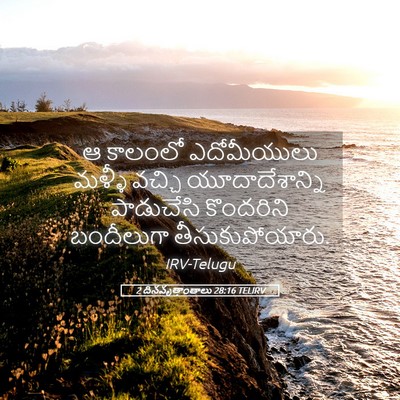 Picture 05 - 2 దినవృత్తాంతాలు 28:16 TELIRV - ఆ కాలంలో - Bible Verse Picture