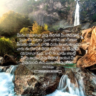 Picture 05 - 2 దినవృత్తాంతాలు 30:9 TELIRV - మీరు యెహోవా వైపు - Bible Verse Picture