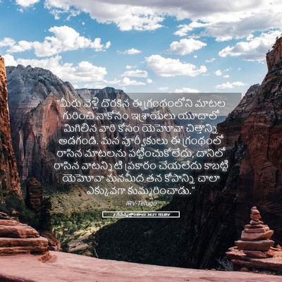 Picture 05 - 2 దినవృత్తాంతాలు 34:21 TELIRV - “మీరు వెళ్లి - Bible Verse Picture