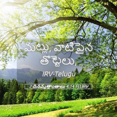 Picture 05 - 2 దినవృత్తాంతాలు 4:14 TELIRV - మట్లు, వాటిపైన - Bible Verse Picture