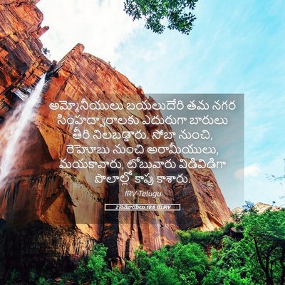 Picture 05 - 2 సమూయేలు 10:8 TELIRV - అమ్మోనీయులు - Bible Verse Picture