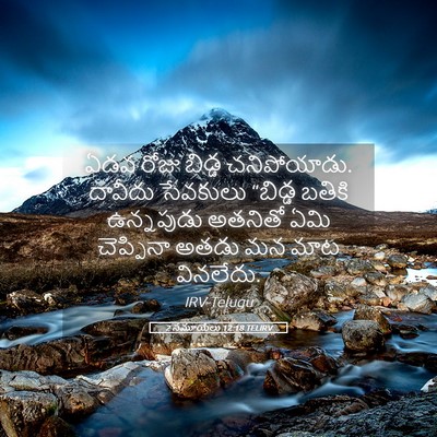 Picture 05 - 2 సమూయేలు 12:18 TELIRV - ఏడవ రోజు బిడ్డ - Bible Verse Picture