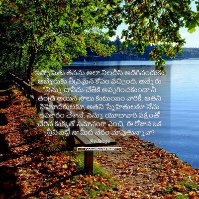 Picture 05 - 2 సమూయేలు 3:8 TELIRV - ఇష్బోషెతు తనను - Bible Verse Picture