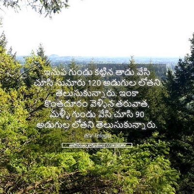 Picture 05 - అపొస్తలుల కార్యములు 27:28 TELIRV - ఇనుప గుండు కట్టిన - Bible Verse Picture