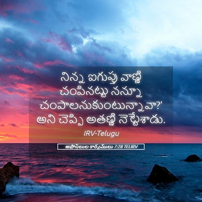 Picture 05 - అపొస్తలుల కార్యములు 7:28 TELIRV - నిన్న ఐగుప్తు - Bible Verse Picture