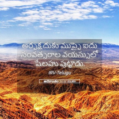 Picture 05 - ఆదికాండం 11:12 TELIRV - అర్పక్షదుకు - Bible Verse Picture