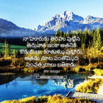 Picture 05 - ఆదికాండం 11:25 TELIRV - నాహోరుకు తెరహు - Bible Verse Picture