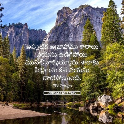 Picture 05 - ఆదికాండం 18:11 TELIRV - అప్పటికి - Bible Verse Picture