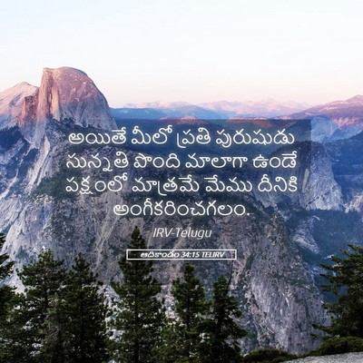Picture 05 - ఆదికాండం 34:15 TELIRV - అయితే మీలో ప్రతి - Bible Verse Picture