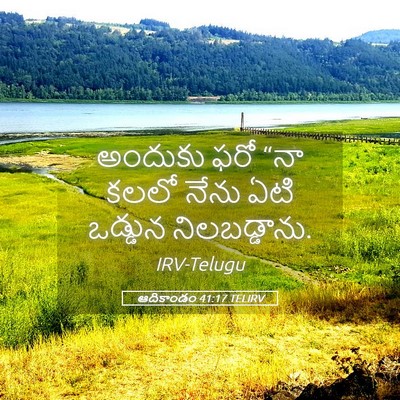 Picture 05 - ఆదికాండం 41:17 TELIRV - అందుకు ఫరో “నా - Bible Verse Picture