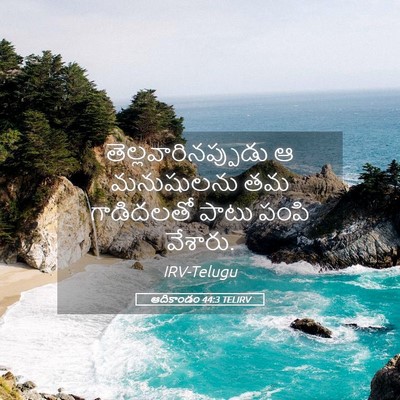 Picture 05 - ఆదికాండం 44:3 TELIRV - తెల్లవారినప్పుడు - Bible Verse Picture
