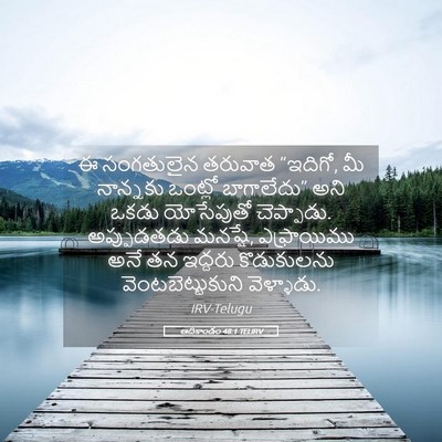 Picture 05 - ఆదికాండం 48:1 TELIRV - ఈ సంగతులైన తరువాత - Bible Verse Picture