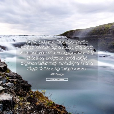 Picture 05 - ఎజ్రా 10:3 TELIRV - ఈ పని ధర్మశాస్త్ర - Bible Verse Picture