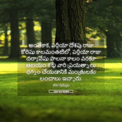 Picture 05 - ఎజ్రా 4:5 TELIRV - అంతేకాక, పర్షియా - Bible Verse Picture