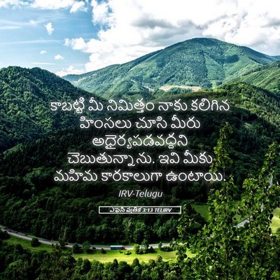 Picture 05 - ఎఫెసీ పత్రిక 3:13 TELIRV - కాబట్టి మీ - Bible Verse Picture