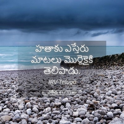 Picture 05 - ఎస్తేరు 4:12 TELIRV - హతాకు ఎస్తేరు - Bible Verse Picture